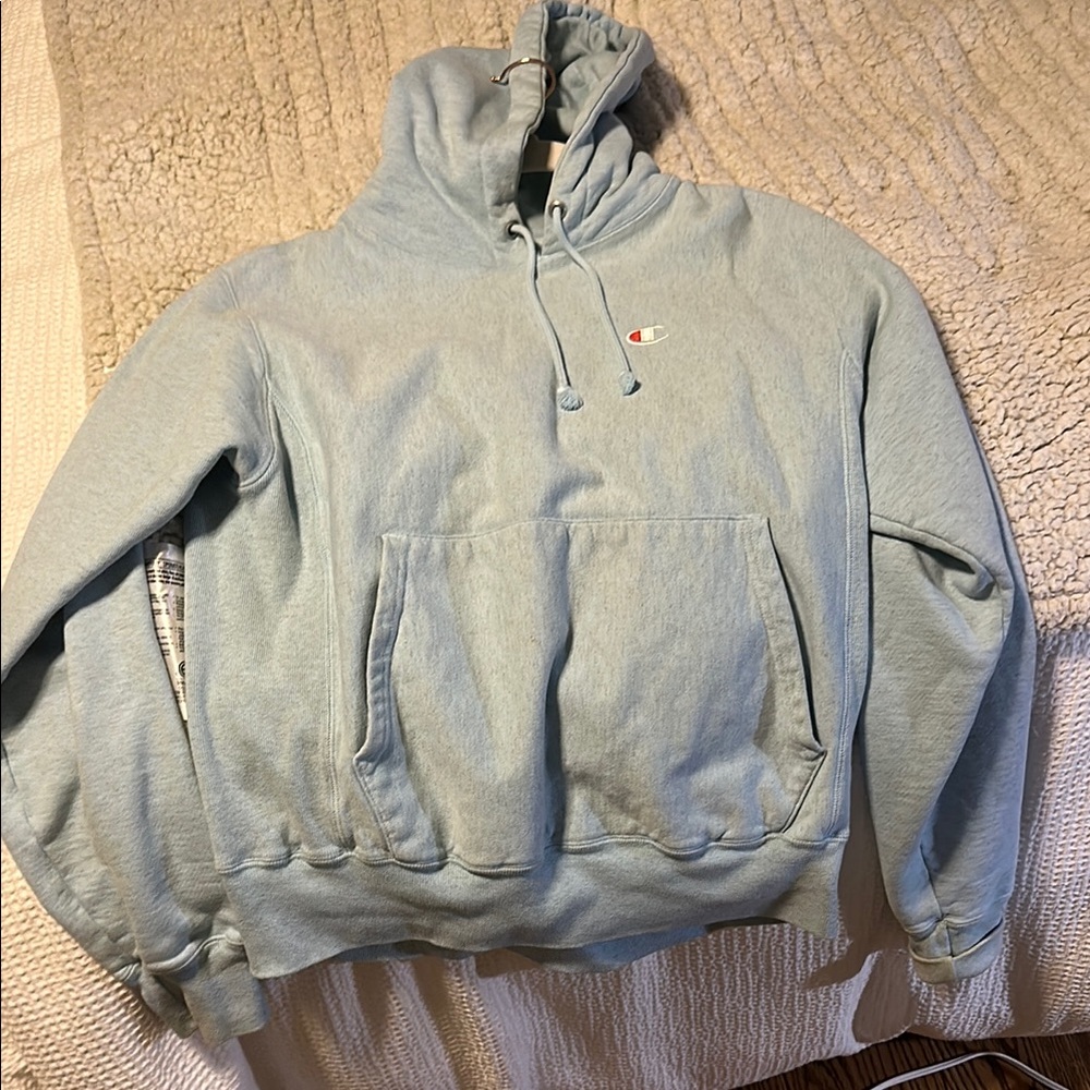 Champion Light Blue Hoodie
